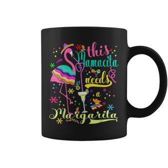 This Mamacita Needs A Margarita Cinco De Mayo Flamingo Coffee Mug | Mazezy