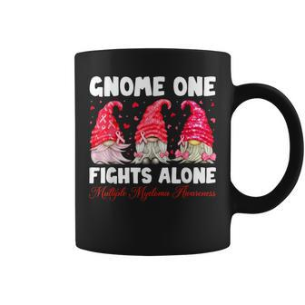 Three Gnome One Fights Alone Multiple Myeloma Awareness Coffee Mug - Seseable