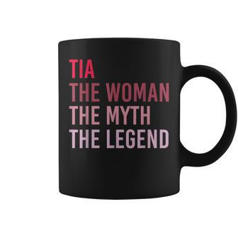 Tia The Woman Myth Legend Personalized Name Birthday Gift Coffee Mug - Seseable