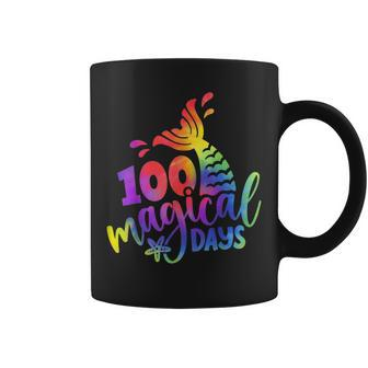 Tie Dye 100 Mermazing Days Of School Mermaid Teacher Kids Coffee Mug - Seseable