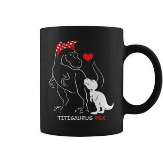 Titisaurus Rex Funny Dinosaur Family Titi Gift Coffee Mug - Seseable