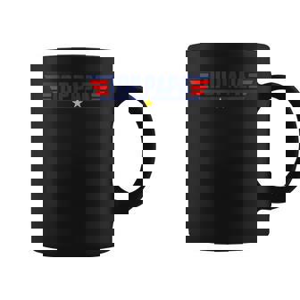 Top Papa Personalized Funny 80S Dad Humor Movie Gun Gift For Mens Coffee Mug | Mazezy
