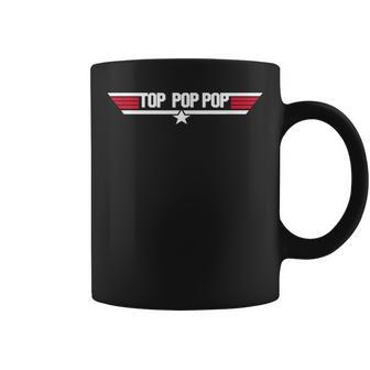 Top Pop Pop Funny Dad Grandpa Fathers Day Gift Coffee Mug | Mazezy