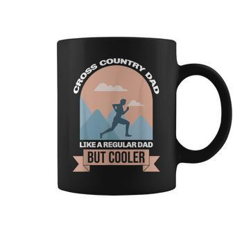 Trail Running Father Ultra Trail Runner Cross Country Dad Gift For Mens Coffee Mug | Mazezy