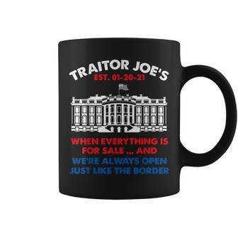 Traitor Joes Est 01 20 21 Funny Anti Biden Coffee Mug | Mazezy DE