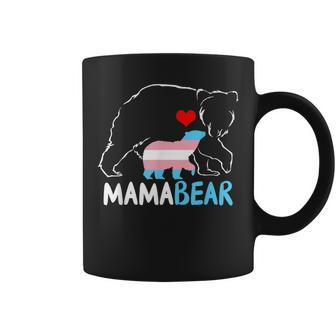 Trans Mama Bear Proud Mom Rainbow Transgender Mothers Day Coffee Mug | Mazezy