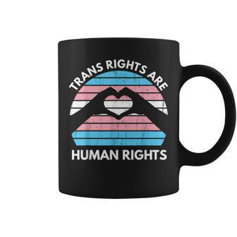 Trans Rights Are Human Rights Lgbqt Transgender Coffee Mug | Mazezy
