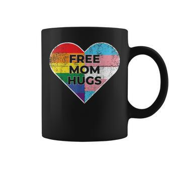 Trans Rights Free Mom Hugs Transgender Activism Lgbtqi Pride Coffee Mug - Thegiftio UK