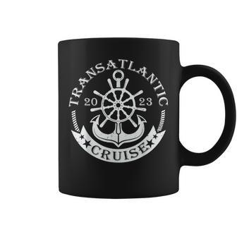 Transatlantic Cruise 2023 Stars Anchor Ship Coffee Mug - Thegiftio UK