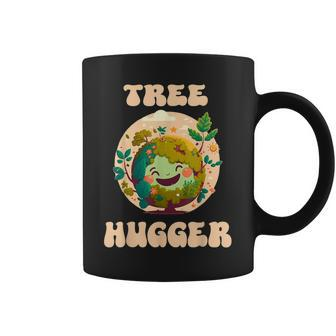 Tree Hugger Retro Nature Environmental Earth Day Coffee Mug | Mazezy AU
