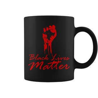 Tribute Black Lives Matter Fist Coffee Mug - Monsterry CA