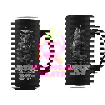 Tropical Beats Dragon Fruit Summer Style Dj Vibes Coffee Mug - Thegiftio