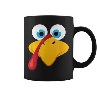 Turkey Face T Shirt - Funny Fun Thanksgiving Day Gift Coffee Mug | Mazezy