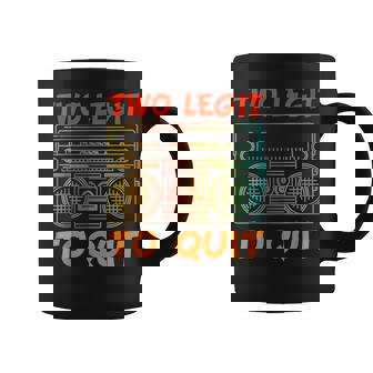 Two Legit To Quit Funny Hip Hop Theme 2Nd Birthday Costume Coffee Mug | Mazezy