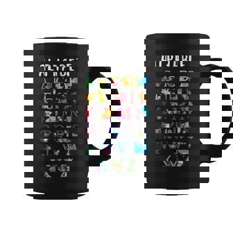 Types Of Animals Alphabet Learning A-Z Abc Identification Coffee Mug | Mazezy
