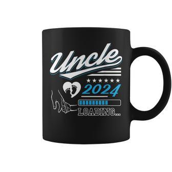 Uncle 2024 Loading Est Soon To Be Dad Pregnancy Announcement Gift For Mens Coffee Mug | Mazezy