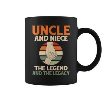 Uncle And Niece The Legend And The Legacy Family Uncle Coffee Mug - Seseable