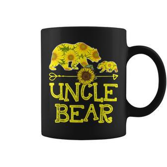 Uncle Bear Sunflower Funny Mother Father Gift Coffee Mug | Mazezy