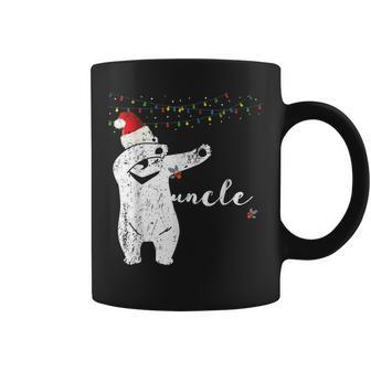 Uncle Bear With Santa Hat Dabbing Christmas Pajamas Coffee Mug | Mazezy