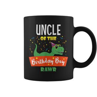 Uncle Dinosaur Hilarious Birthday Boy Uncle Gifts Funny Gift For Mens Coffee Mug | Mazezy