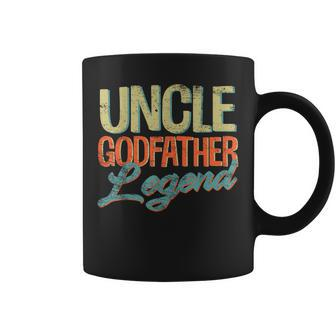 Uncle Godfather Legend Funny Uncle Gifts Fathers Day Gift For Mens Coffee Mug