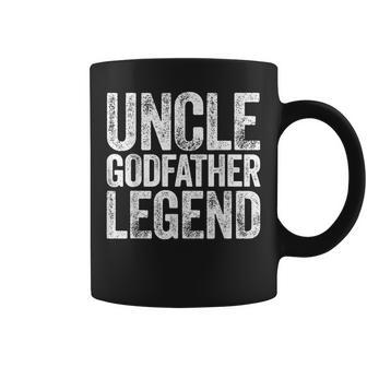Uncle Godfather Legend Gift For Mens Coffee Mug | Mazezy AU