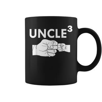 Uncle Of 3 2019 Baby Announcement Gift For Mens Coffee Mug | Mazezy