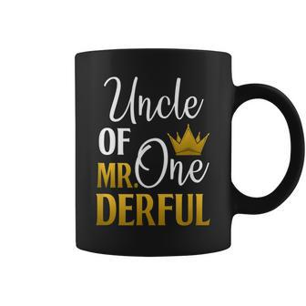 Uncle Of Mr Onederful 1St Birthday First Onederful Coffee Mug | Mazezy