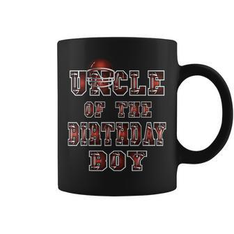 Uncle Of The Birthday Boy American Football Kid Party Coffee Mug | Mazezy