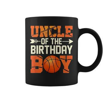 Uncle Of The Birthday Boy Basketball Father Dad Funny Gift For Mens Coffee Mug | Mazezy DE
