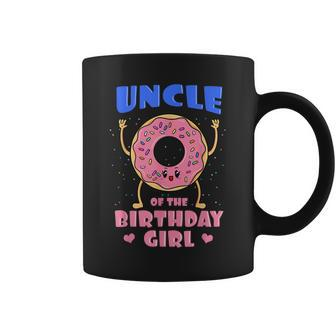 Uncle Of The Birthday Girl Donut Bday Party Tio Granduncle Coffee Mug | Mazezy UK