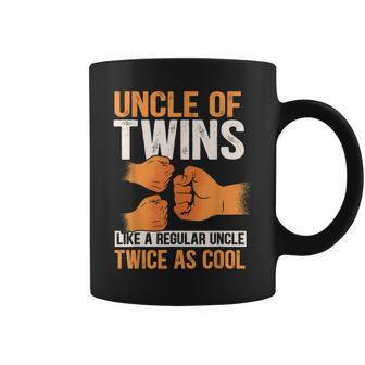 Uncle Of Twins Like A Regular Uncle Just Twice As Cool Coffee Mug - Seseable