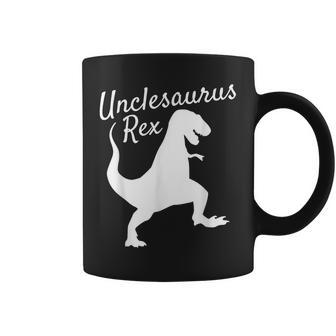Uncle Saurus Rex Family Dinosaur Christmas Pajamas Coffee Mug | Mazezy