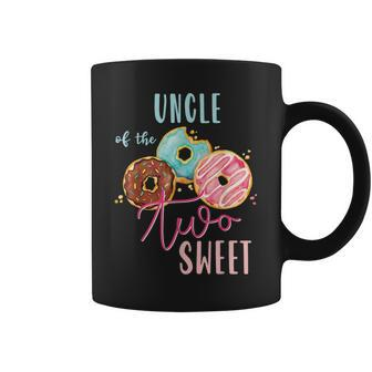 Uncle Sweet Two Donut Birthday Party Theme Girl Coffee Mug | Mazezy