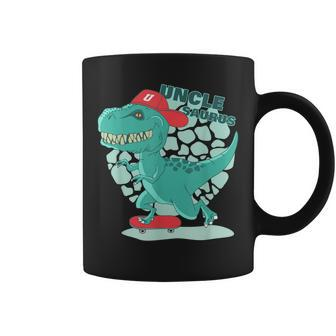 Unclesaurus Rex Funny Gift For Uncle Coffee Mug | Mazezy AU