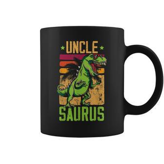 Unclesaurus Uncle Saurus Trex Dinosaur Matching Family Gift For Mens Coffee Mug | Mazezy AU