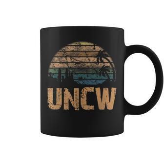 Uncw Vintage Sunset University Alumni Funny Coffee Mug - Seseable