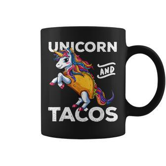 Unicorn & Tacos Cinco De Mayo Rainbow Party Girls Coffee Mug | Mazezy