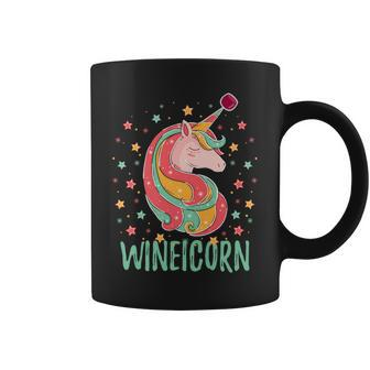 Unicorn Team Wine Drinking Squad Wineicorn Novelty Coffee Mug | Mazezy