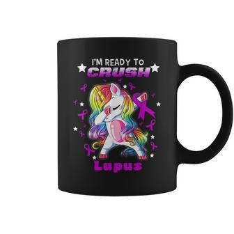 Unicorn Warrior Crush Lupus - Lupus Awareness Coffee Mug | Mazezy