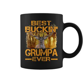Unique Best Buckin Grumpa Ever For Dad Fathers Day Coffee Mug | Mazezy