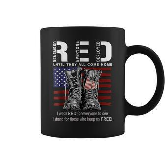 Until They Come Home My Soldier Red Friday Military Us Flag Coffee Mug | Mazezy