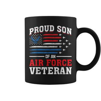 Us Air Force Veteran Proud Son Of An Air Force Veteran Coffee Mug - Seseable