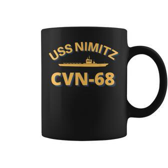 Us Aircraft Carrier Cvn-68 Uss Nimitz Coffee Mug - Seseable