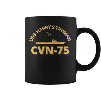 Us Aircraft Carrier Cvn-75 Uss Harry S Truman Coffee Mug - Seseable