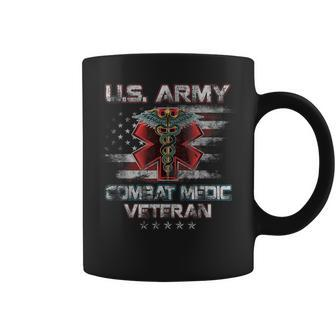 US Army Combat Medic Proud Veteran Medical Military Retired Coffee Mug - Seseable