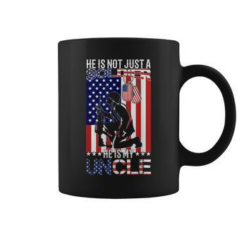 Us Army Nephew Niece He Is Not Just A Soldier He Is My Uncle Coffee Mug | Mazezy