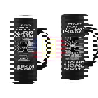 Us Army Proud Husband - Proud Husband Of A Us Army Veteran Coffee Mug - Thegiftio