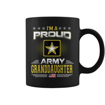 Us Army Proud Us Army Granddaughter Military Veteran Coffee Mug | Mazezy