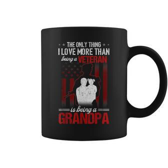 Us Army Veterans Being Veteran Grandpa Fathers Day Dad Men Coffee Mug - Seseable